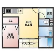 ALEGRIA泉佐野鶴原Northの間取り画像