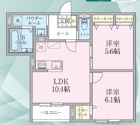 リケナ矢野口の間取り画像