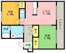 パセオ今田Ⅰの間取り画像
