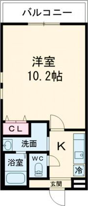 フジパレス湊Ⅱ番館の間取り画像