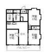 アーバンハイツ若松の間取り画像