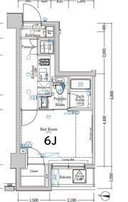 XEBEC千鳥町の間取り画像