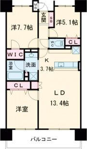 ランドアーク島瀬の間取り画像