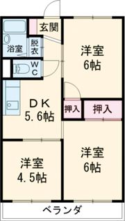 エビスコーポの間取り画像