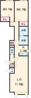 オーブⅠの間取り画像