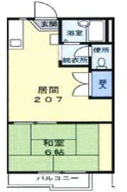 ハイツカジヤマの間取り画像