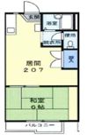 ハイツカジヤマの間取り画像