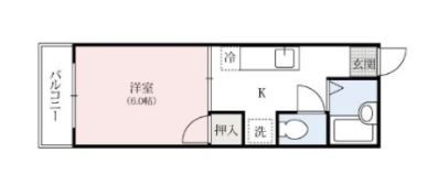 サンパレス宝町の間取り画像