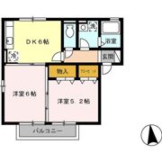 セジュール楽楽 Cの間取り画像