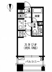 レジディア市ヶ谷の間取り画像