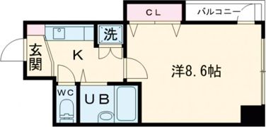 カーサ神戸下山手の間取り画像