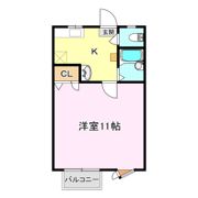 ラ・ヴィオン亀田B棟の間取り画像