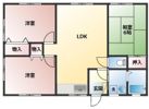 グリーンヒルわかばB1の間取り画像