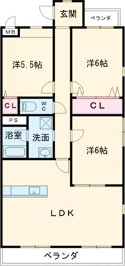 クオリティタウン上野 参番館の間取り画像