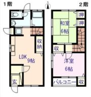 メゾネット竹内の間取り画像