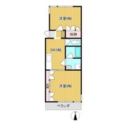 星ヶ丘ハイツの間取り画像