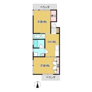 星ヶ丘ハイツの間取り画像
