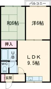 ルベール富岡の間取り画像