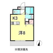 AKⅡ八芳（エーケーツーハッポウ）の間取り画像