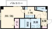 ソレイユ深草の間取り画像