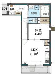 ブラン小手指の間取り画像