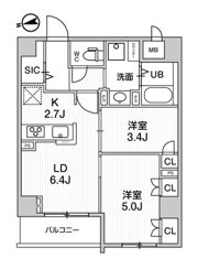 Alivis中野の間取り画像