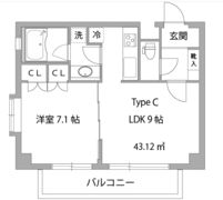 ガーデン中野の間取り画像