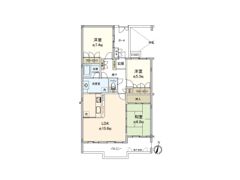 グランドメゾン東豊中WEST壱番館の間取り画像