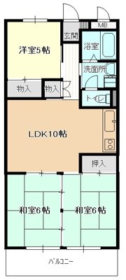 メゾンしかたの間取り画像