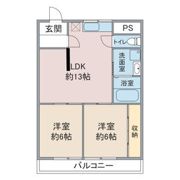 ハイム原南の間取り画像