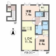 シャーメゾンアネシスの間取り画像