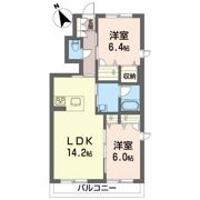レーヴ・エスピアCの間取り画像