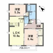 ベラージオ A棟の間取り画像