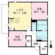 YOUR MAISON 富松の間取り画像