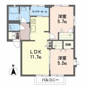 パークハイツ野上 C棟の間取り画像