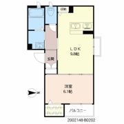 PAX天保山B棟の間取り画像
