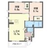 グラヴェール Bの間取り画像