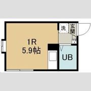 ピースフル五橋(家具家電付)の間取り画像