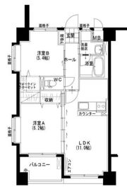 ハーモニー清水の間取り画像