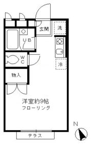 きんもくせいハイムB棟の間取り画像