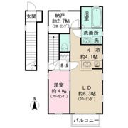 Duo 南台 Bの間取り画像