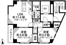 プレミール中野の間取り画像