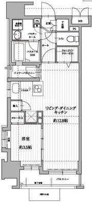 アクタス博多アネックスの間取り画像