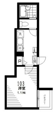クレフラスト日野の間取り画像