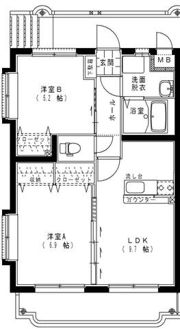 アンシャンテⅡの間取り画像