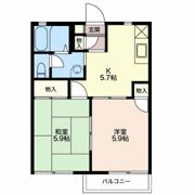 ハイブリッジ西原 Aの間取り画像