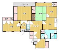 サンライズ都賀の間取り画像