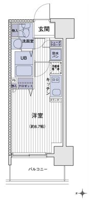 エスティメゾン大島の間取り画像