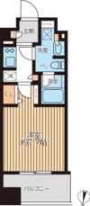 プライマルフロント錦糸町の間取り画像