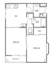 ユナイテッド南津留Ⅱの間取り画像